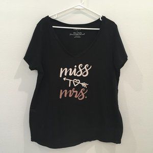 Torrid "Miss to Mrs." T-shirt, Plus Size 2X